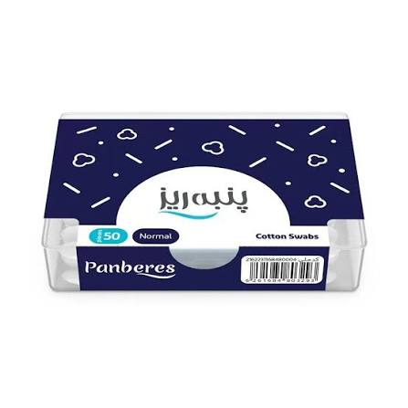 گوش پاک کن پنبه ریز ۵۰ عددی