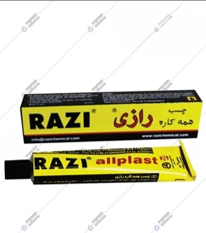 چسب همه کاره رازی مدل Allplast حجم 50 میلی لیتر