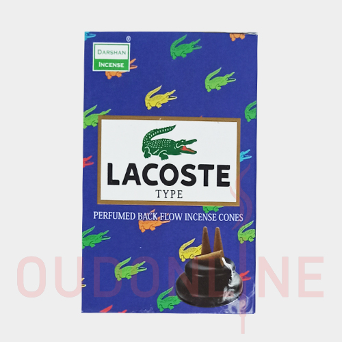 عود خوشبو کننده آبشاری دارشان Darshan مدل لاکوست آبی (لاگوست آبی) Lacoste